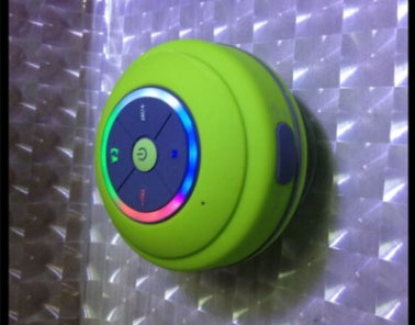 SplashBeat™ Mini Waterproof LED Speaker