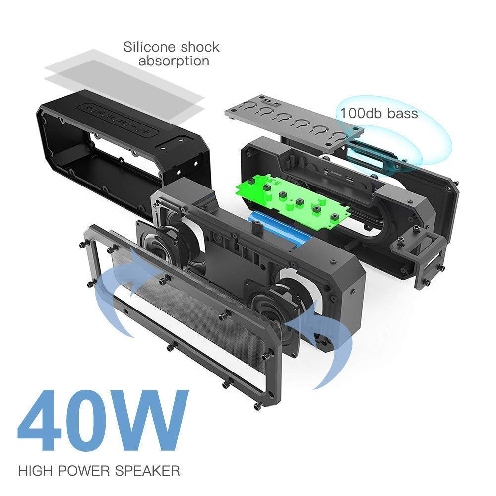 ThunderWave™ 40 | Outdoor Waterproof Portable Bluetooth Speaker