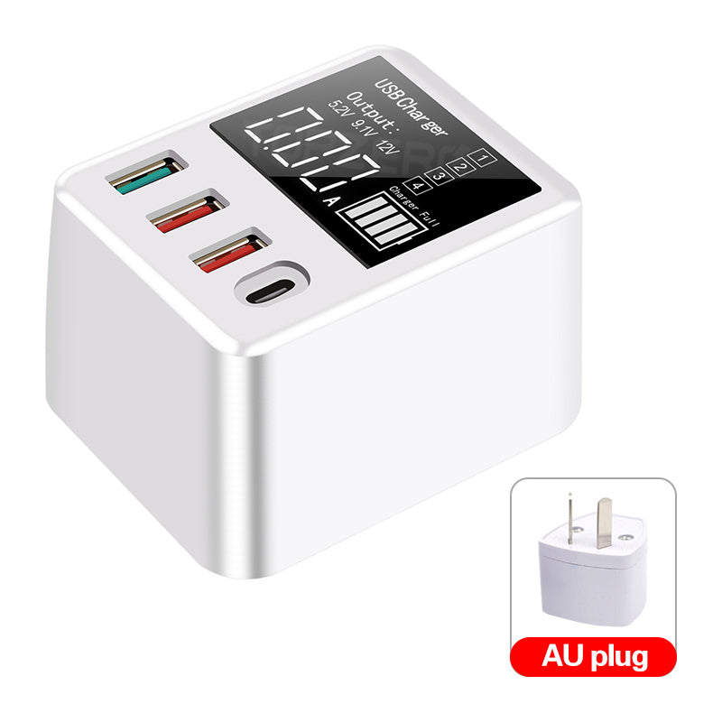 VoltVoyager 4-Port Travel Charger