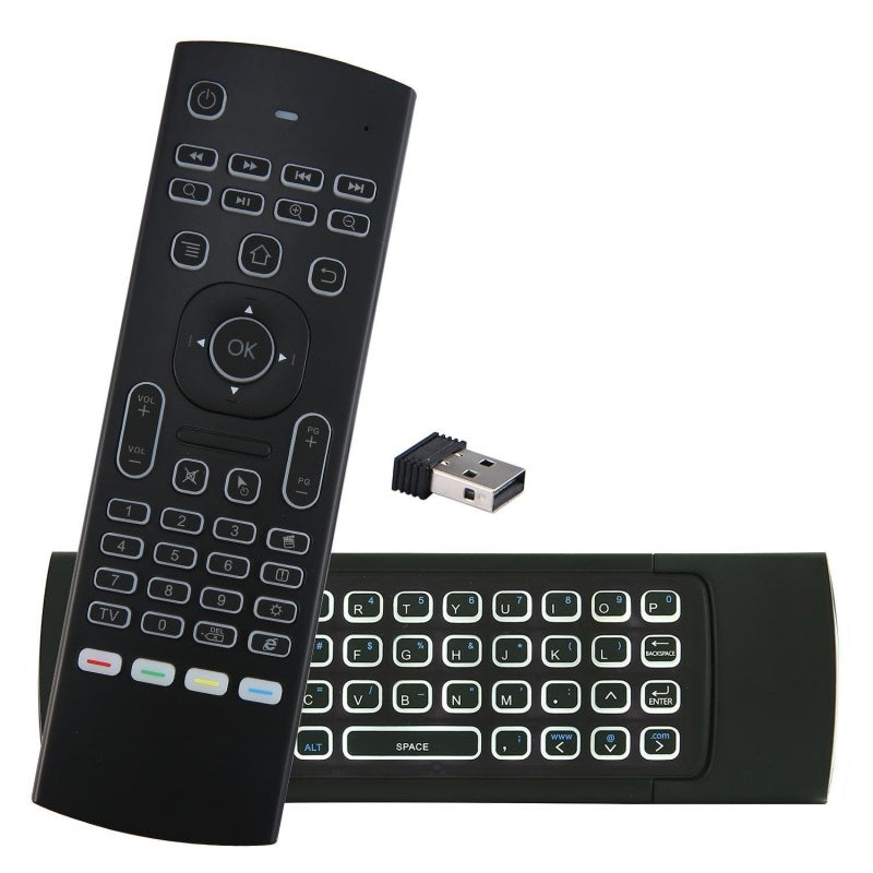 AirControl Pro™ — Backlit Smart Voice Remote & Wireless Keyboard