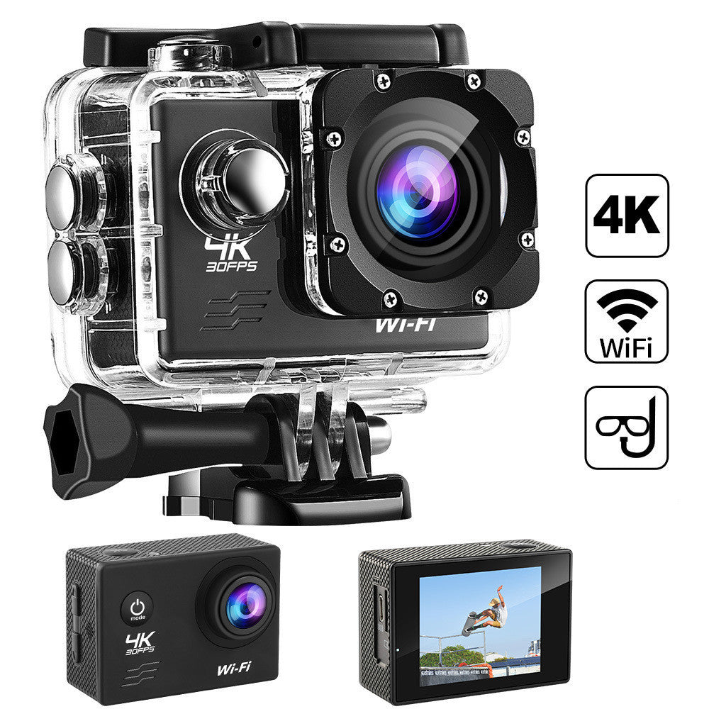 AquaShot™ 4K Waterproof Action Camera