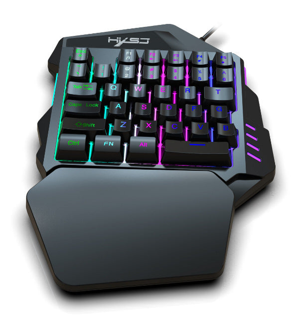 V100 SwiftStrike™ – One-Handed Mini Keyboard & Precision Mouse Combo