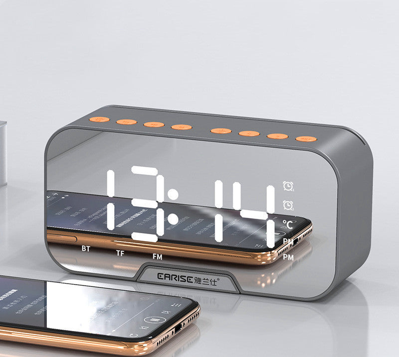 EchoTime Alarm Clock Wireless Bluetooth Speaker