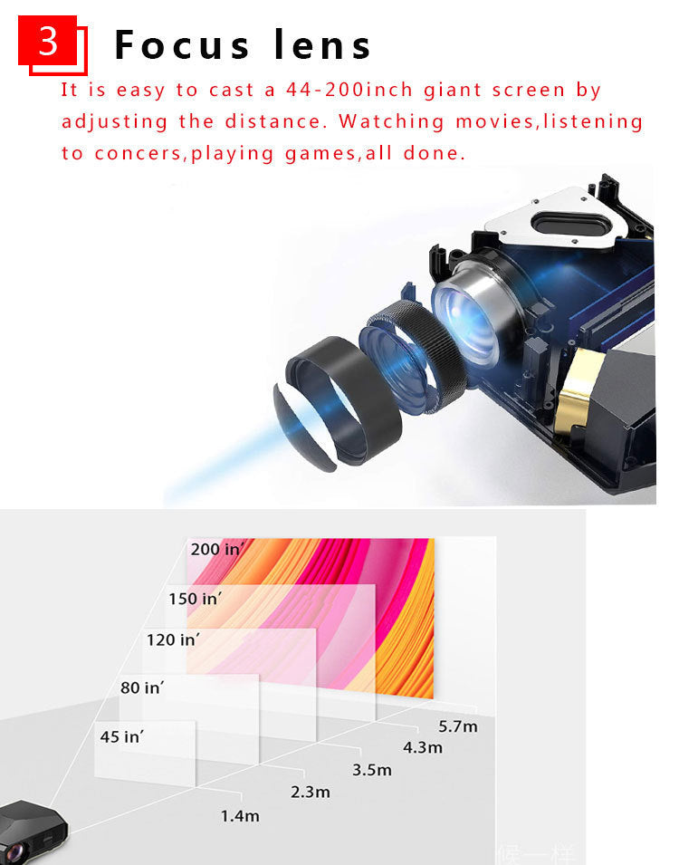 VistaBeam 1080P Pocket WiFi Projector