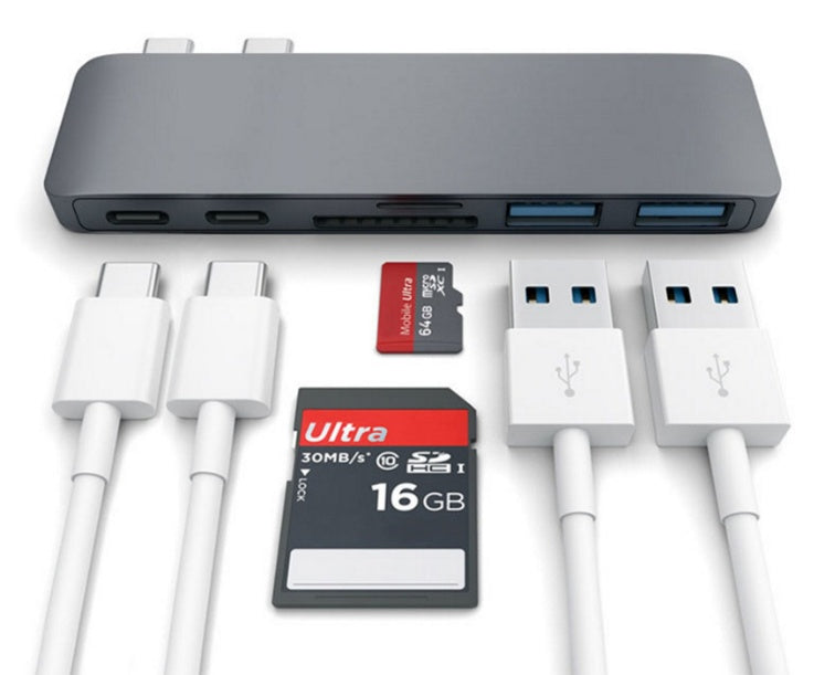 The PowerLink USB-C Hub & Card Reader Adapter