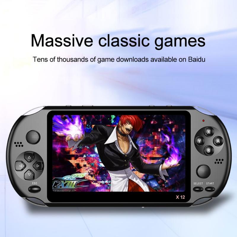Arcadia X12: Large-Screen Handheld Game Console