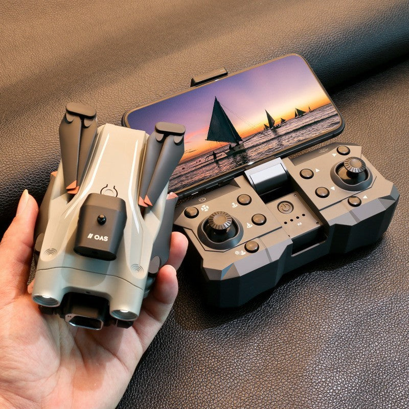 SkyVision™ 4K HD Aerial Photography Drone – Dual Camera, Folding Aircraft with Four-Axis Remote Control