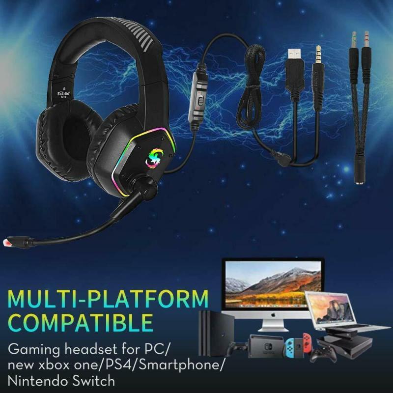 The HyperGlow RGB Gaming Headset – Immersive Sound with Dynamic Lighting Effects