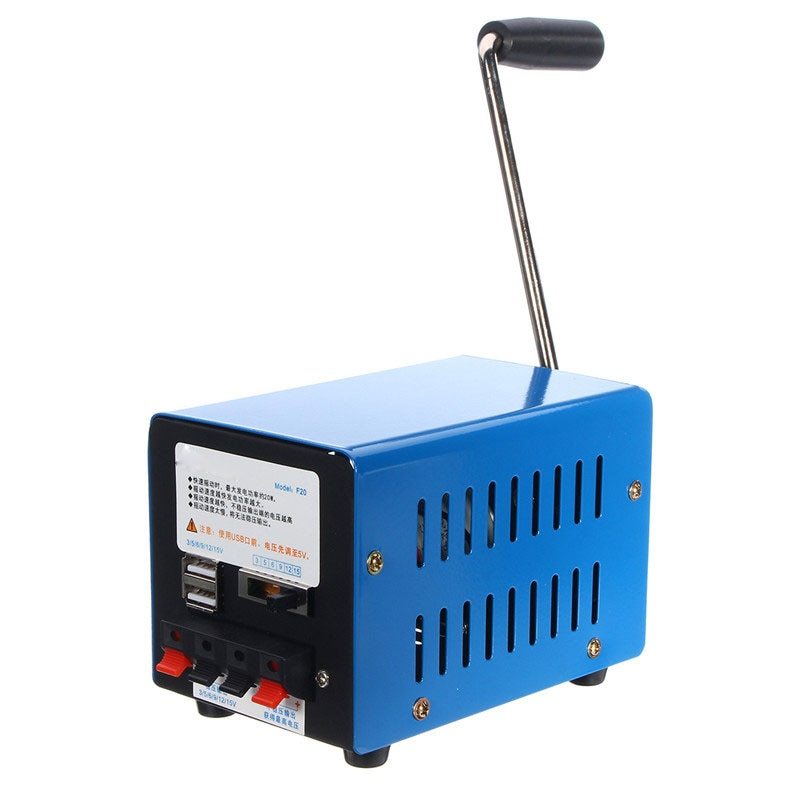 PowerGuard™ USB Charging Emergency Rescue Hand Crank Generator