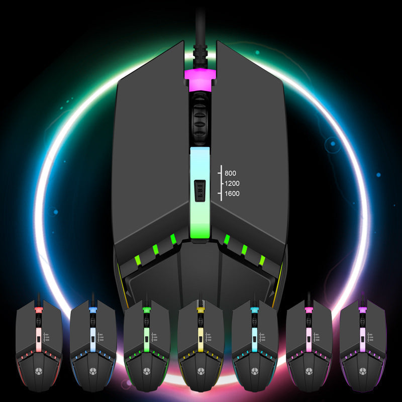 GlareStrike Pro – Wired USB Gaming Mouse