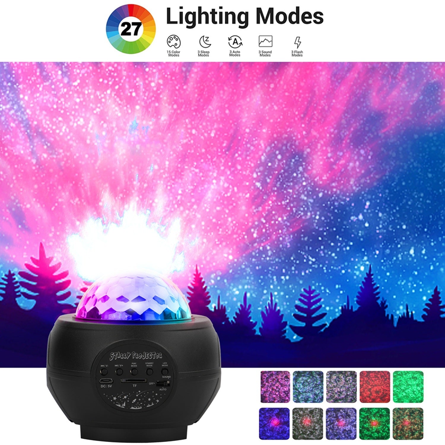 CelestialGlow Starry Sky Projection Lamp