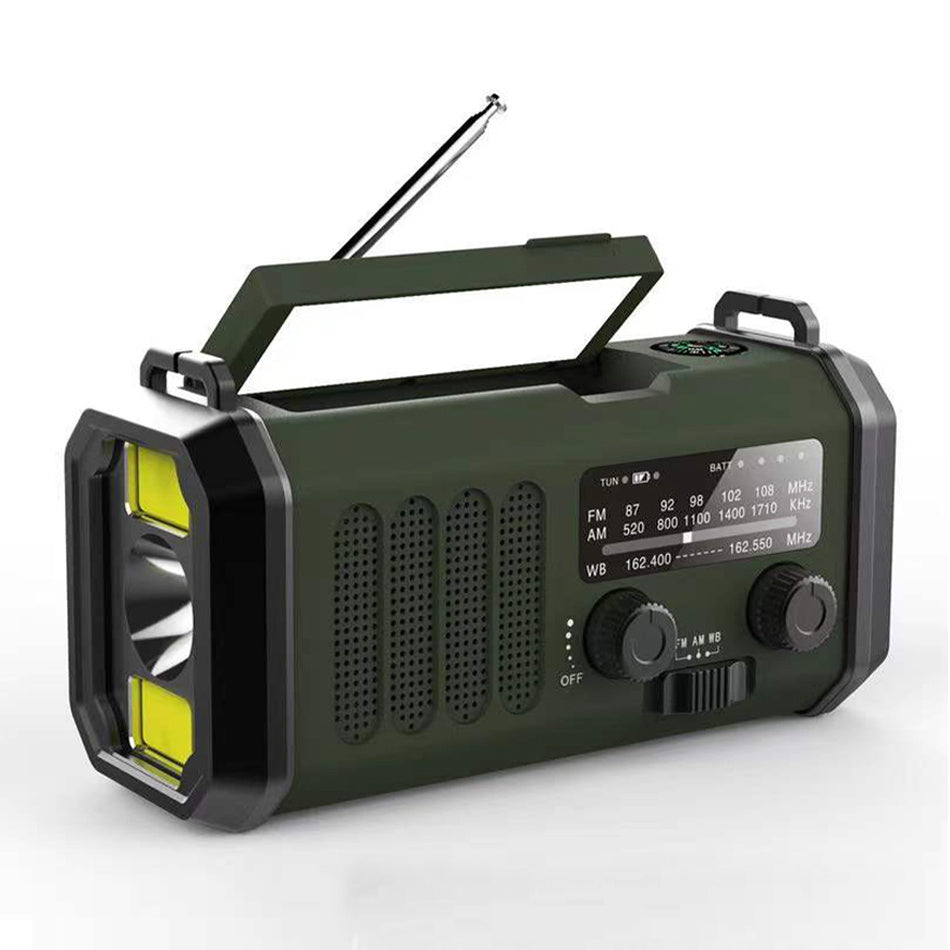 HelioCore™ X100 Emergency Solar Crank Radio & Power Hub