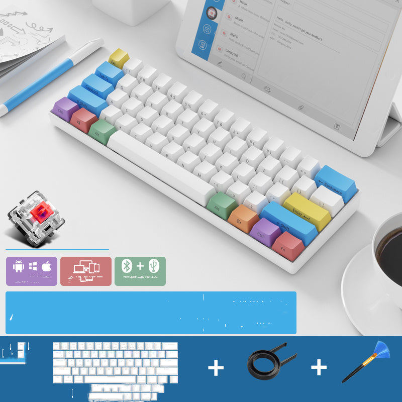 AetherKey Luxe™ — DualMode Wireless Mechanical Keyboard