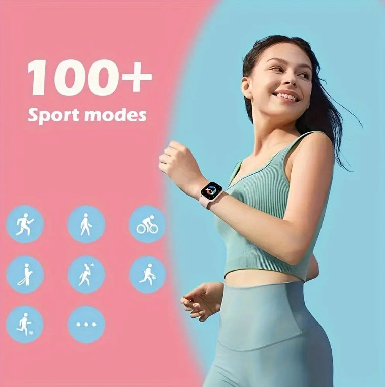 PulseFit ZL54CJ – Smartwatch for Women & Men with BT Call, Heart Rate, Fitness Tracker, and Waterproof