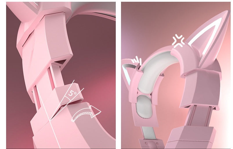 Ecstasy™ Pink ECG Gaming Earphones – Cute, Stylish, and High-Performance Sound for the Gamer Girl