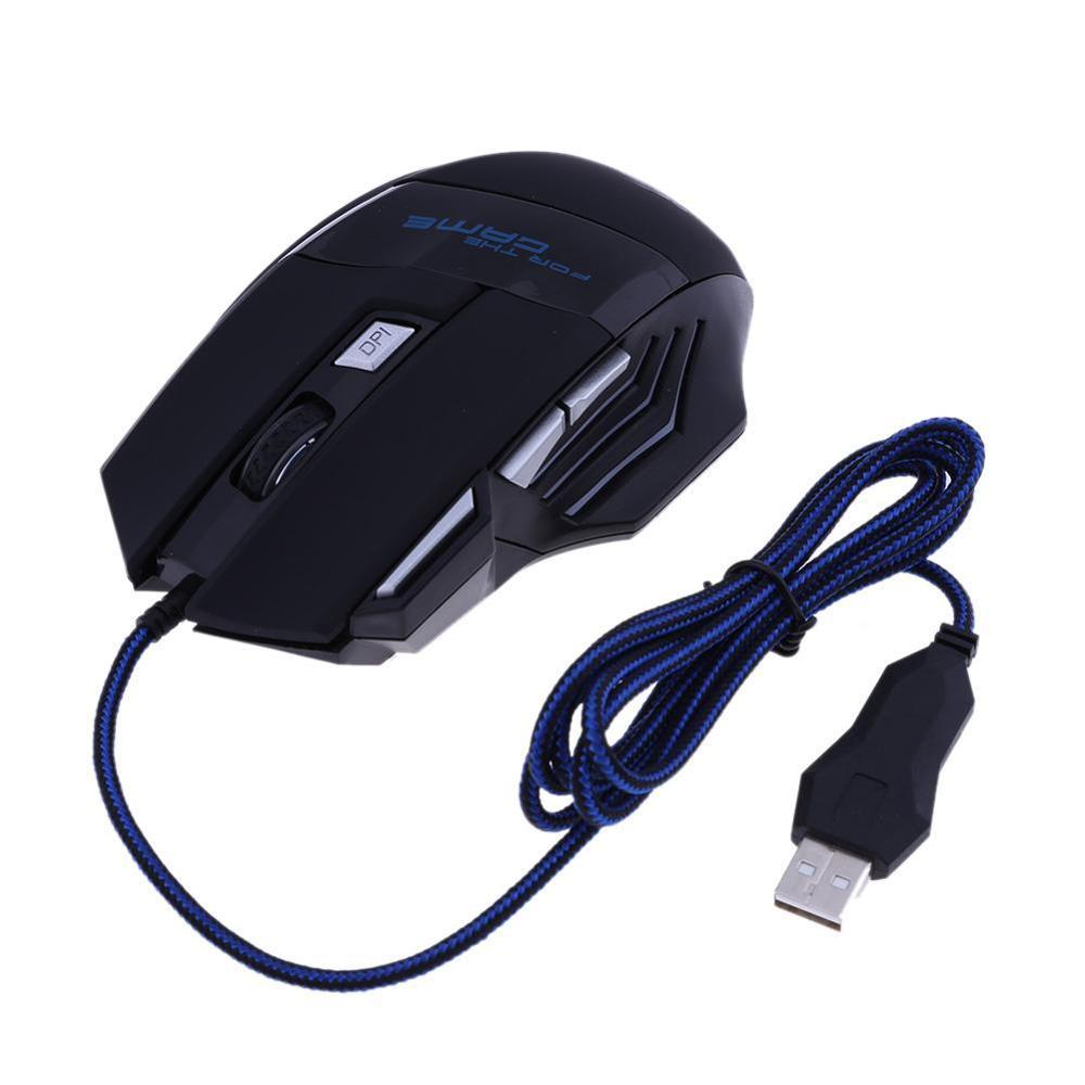PhantomStrike™ - Wired Gaming Mouse 5500DPI with 7-Color LED Backlight