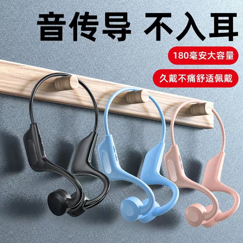 AquaPulse Pro – Waterproof Bone Conduction Wireless Earbuds