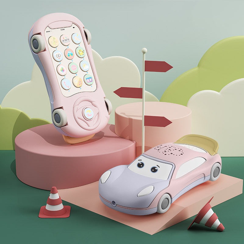 LumoLearn™ Baby Telephone Toy with Luminous Projector & Learning Car