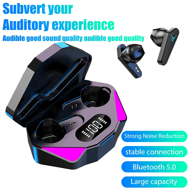 X15 AeroPods™: True Wireless Bluetooth V5.1 In-Ear Sport & Gaming Headphones