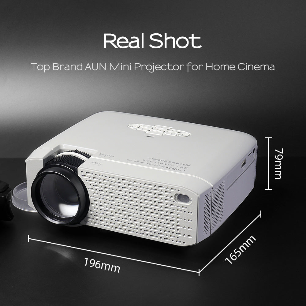 AUN Mini Projecteur LED D40W – Compact Power, Immersive Visuals, Effortless Entertainment