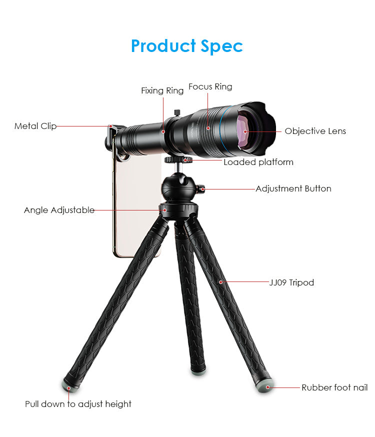 ApexView Pro – Mobile Telescope Telephoto Lens