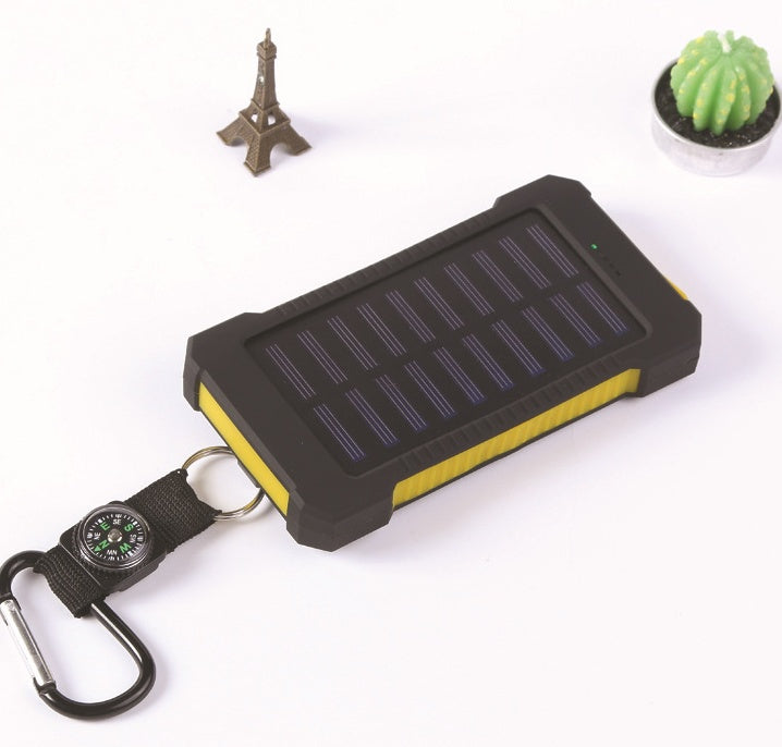 SolarNav Pro – Outdoor Waterproof Compass & Solar Power Bank