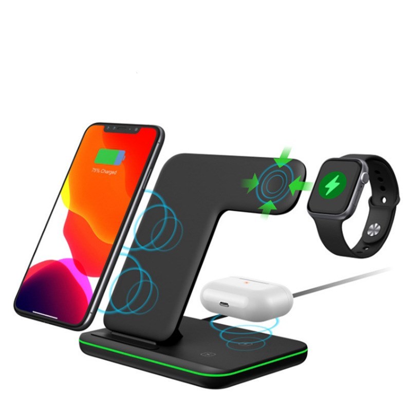 ChargeMax™ 3-in-1 Wireless Charging Station
