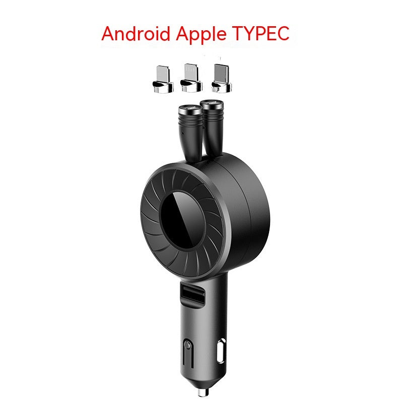 LuxeCharge Pro™ - The Ultimate 5A Telescopic Car Charger & Data Cable