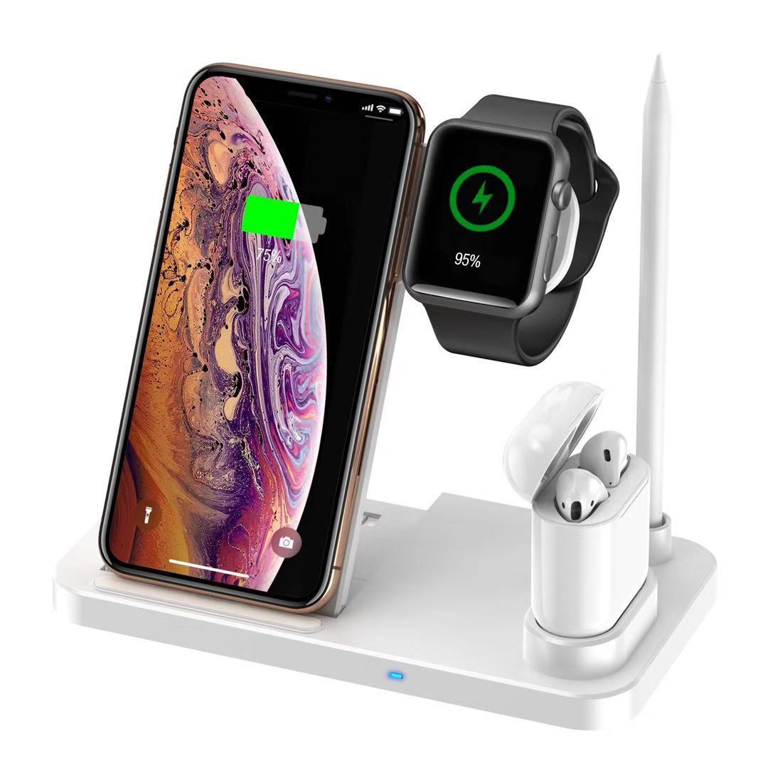 PowerHub 4X – Four-in-One Wireless Charger & Charging Station