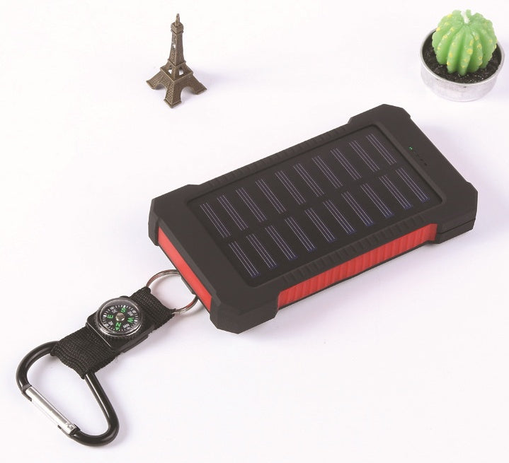 SolarNav Pro – Outdoor Waterproof Compass & Solar Power Bank