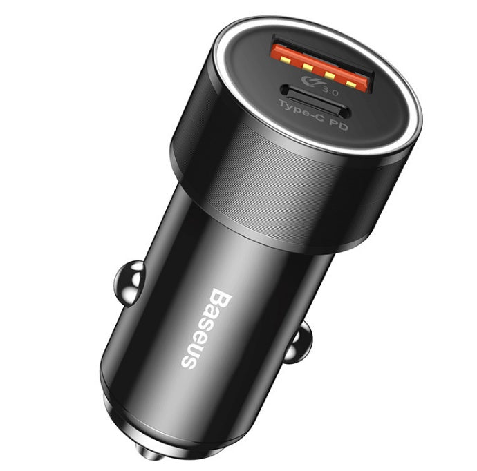 TurboCharge Mini 36W Dual USB Car Charger – Quick Charge 3.0 Fast Charging Power