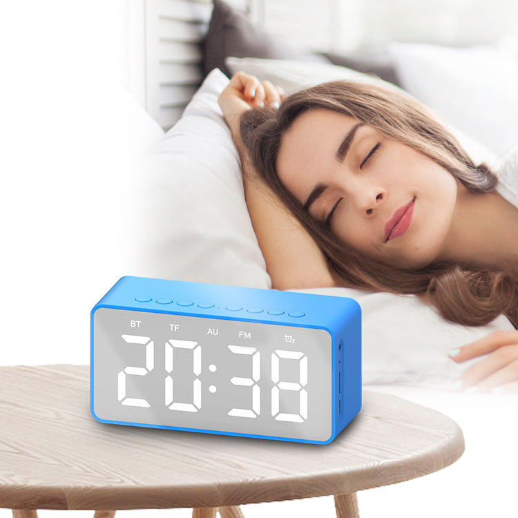 SonicWake Alarm Clock Bluetooth Speaker: Rise & Shine with Sound