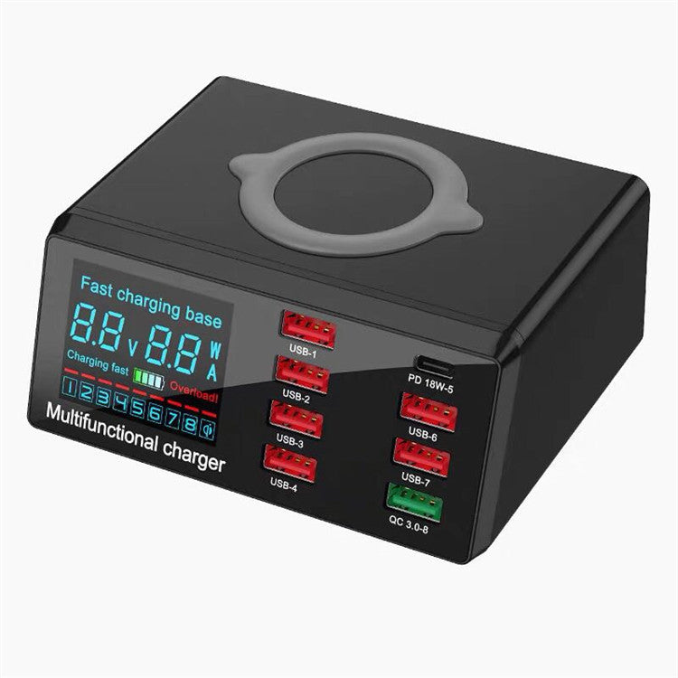 The "Virelux LuxeCharge™" Multi-Interface Wireless Charger