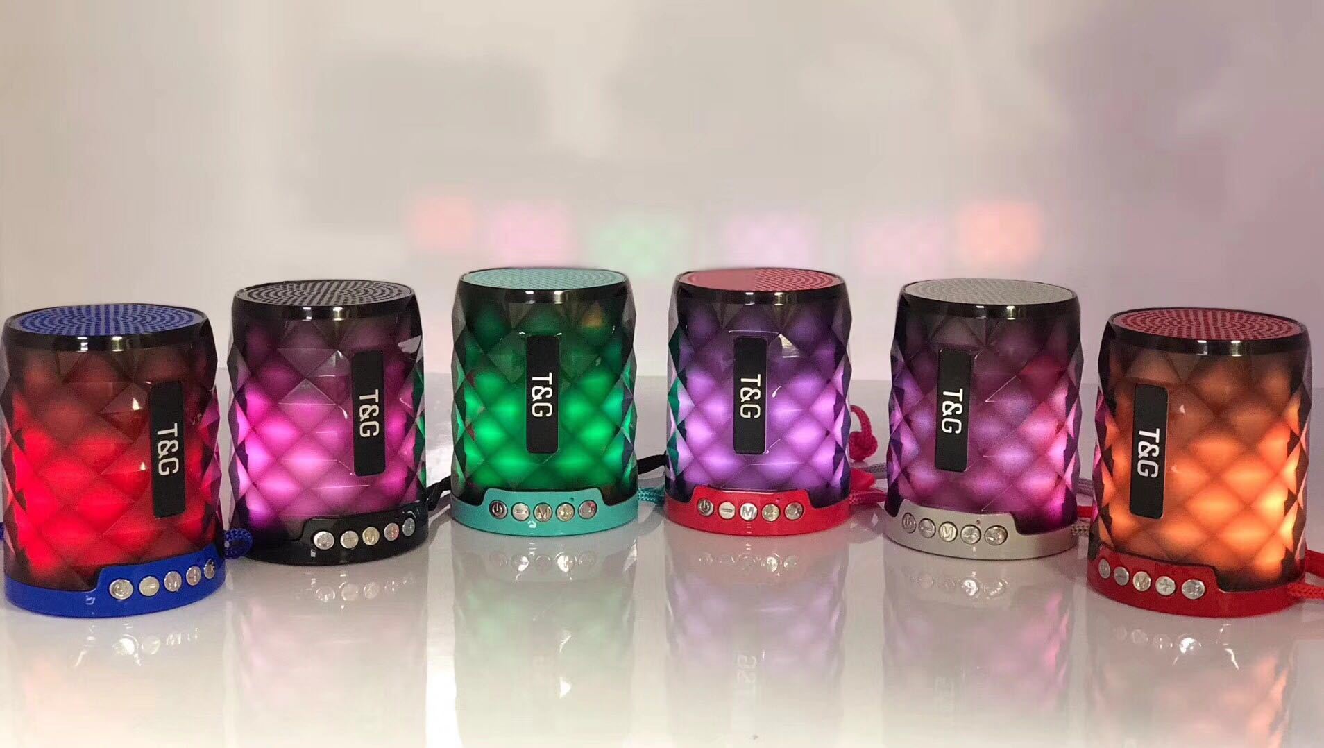 The VibePulse TG155 Colorful Wireless Bluetooth Speaker