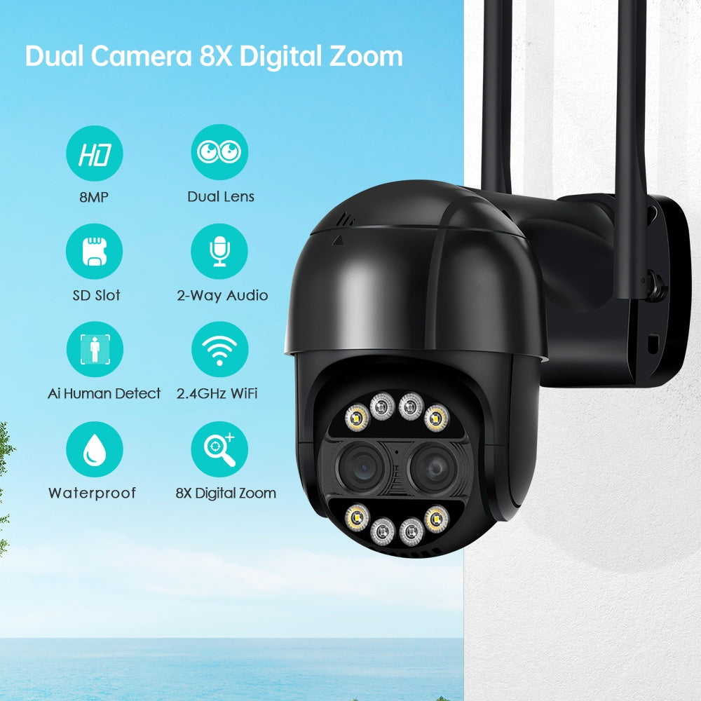 LuxVision 4K OnyxCam – The Pinnacle of Outdoor Surveillance