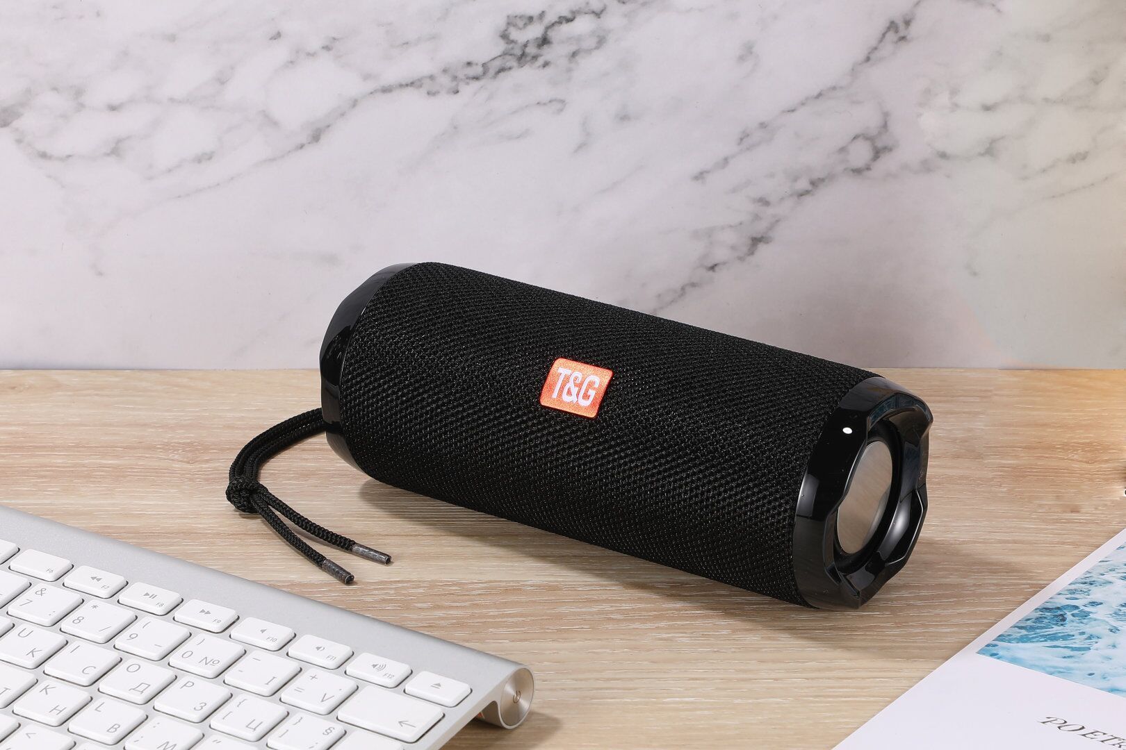 SoundFabric™ Portable Bluetooth Speaker with Card Holder