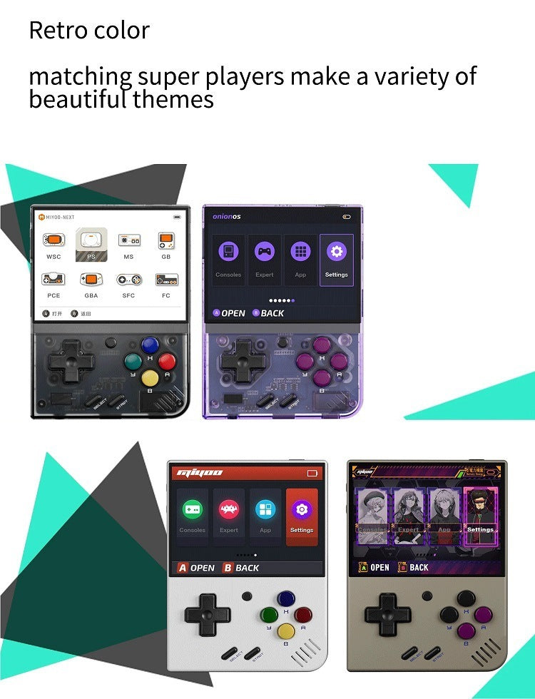 RetroPlay™ Open Source HD 3.5" Portable Game Console – Relive the Classics Anytime, Anywhere