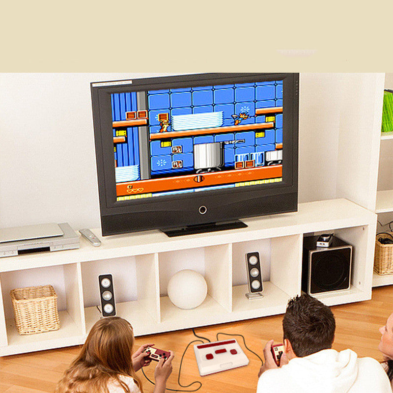 RetroBlast S80 TV Game Console – 500 Classic Games in Red & White