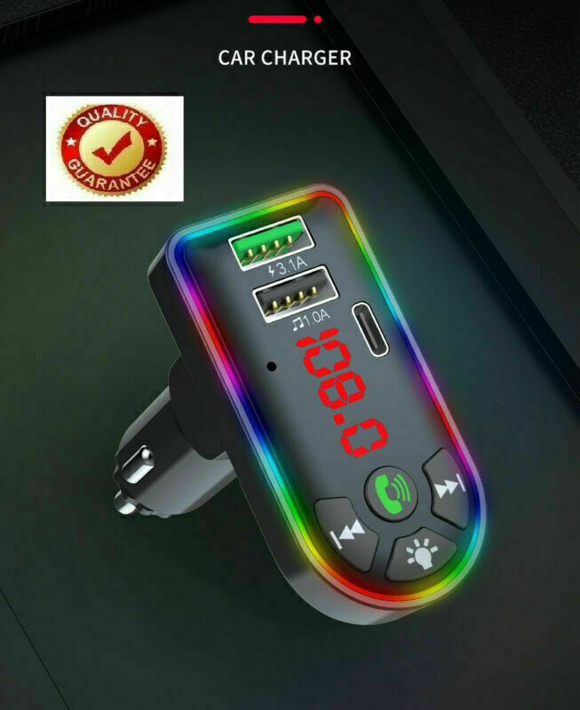 DrivePulse™ Bluetooth 5.0 FM Transmitter & Fast Charger