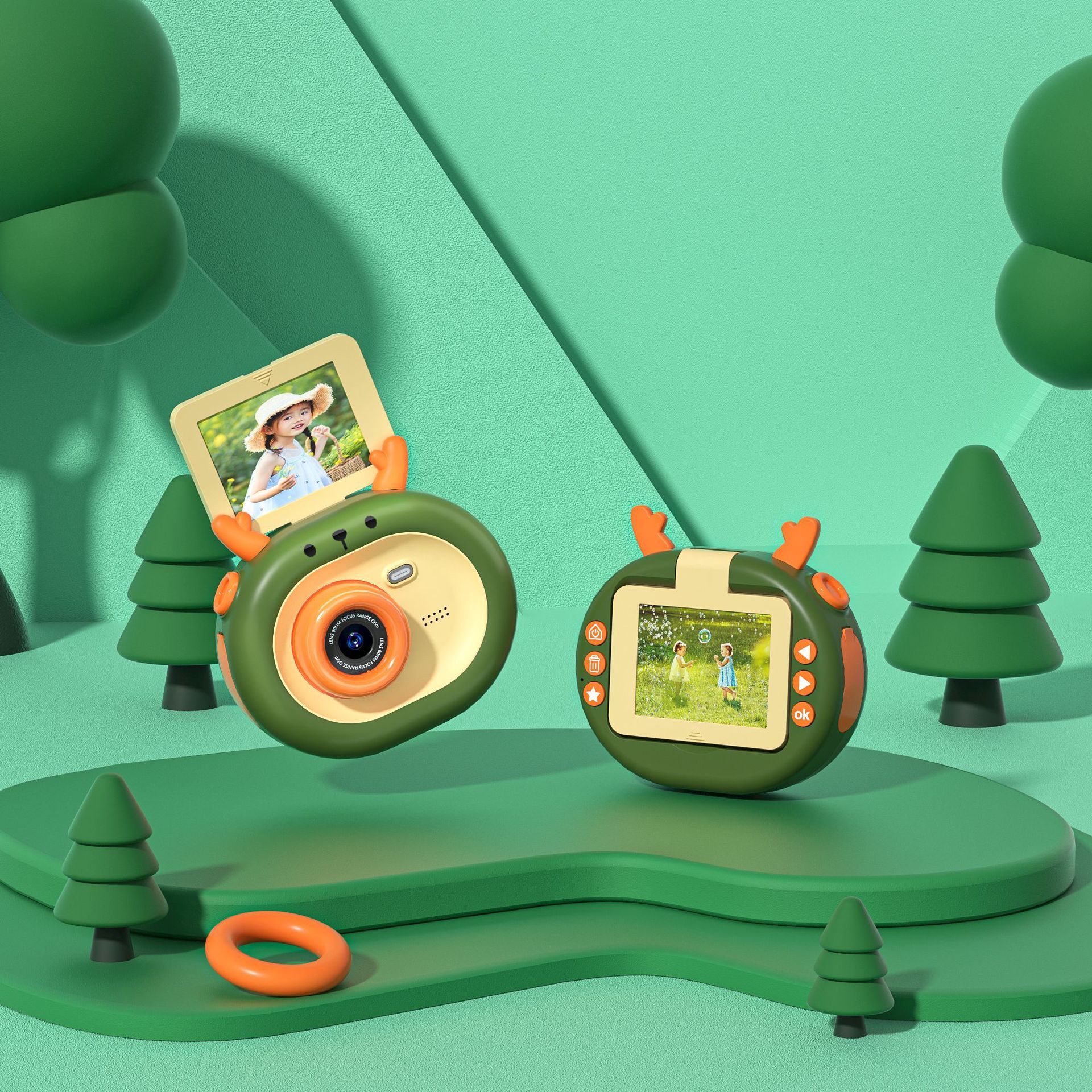 KidCam 180° Flip-Screen HD Digital Camera – Fun & Easy Photography for Kids
