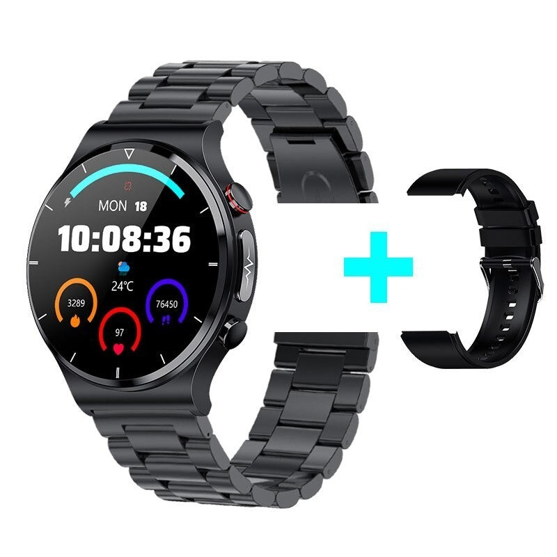 HealthSync Pro Smart Watch - Wireless Charging & ECG Monitoring