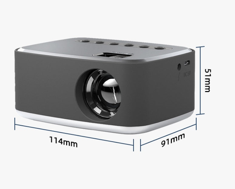 VisionBeam Mini LED Projector – Compact, Powerful Home Theater Experience in the Palm of Your Hand