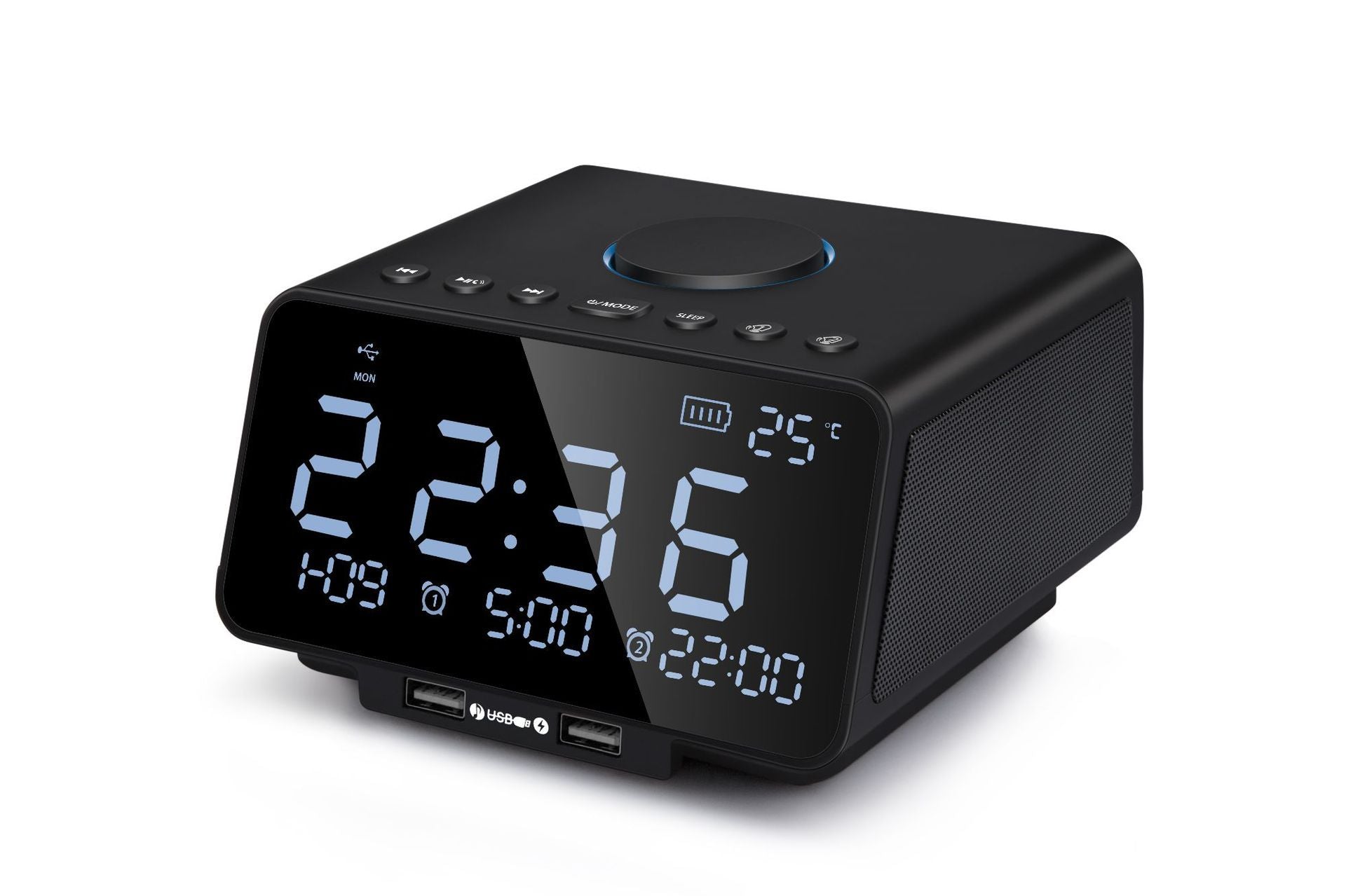 SoundAura Luxe - Wireless Alarm Clock Speaker