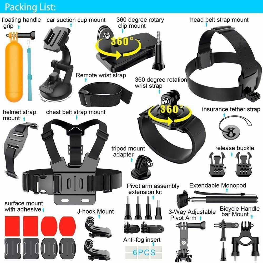 ActionCam Pro Kit – Sports DV Camera Accessories