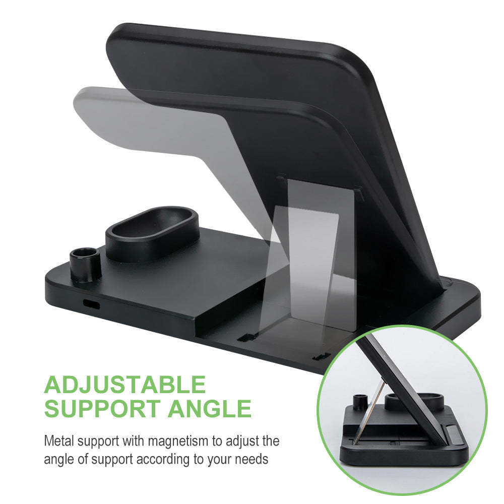 PowerHub 4X – Four-in-One Wireless Charger & Charging Station