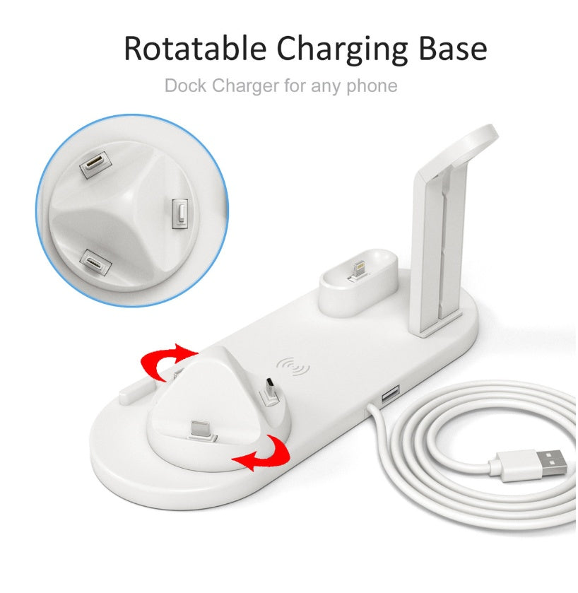 The PowerHub 3-in-1 Wireless Charging Station