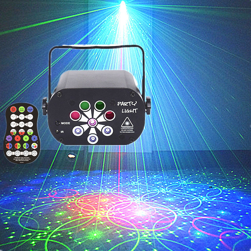 LaserGroove™ - LED Stage Light & Laser Projector with Voice Control