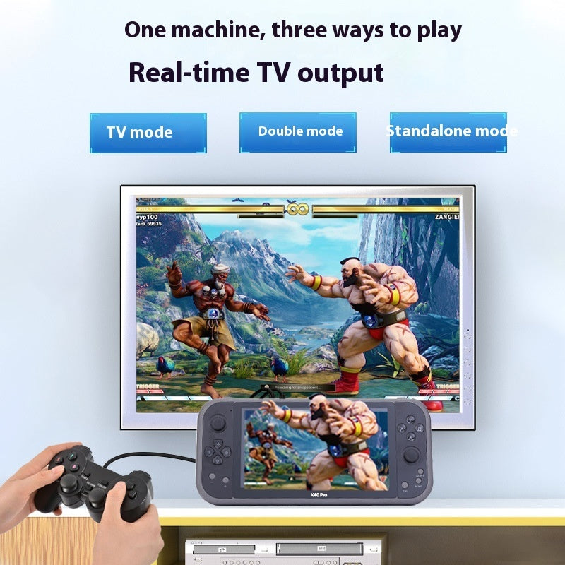 GamerX™ X40 PRO | 7-Inch Large Screen Portable Game Console