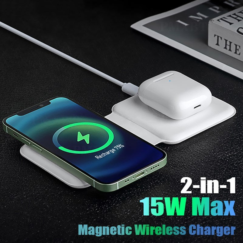 MagnaFold 15W 3-in-1 Wireless Charger