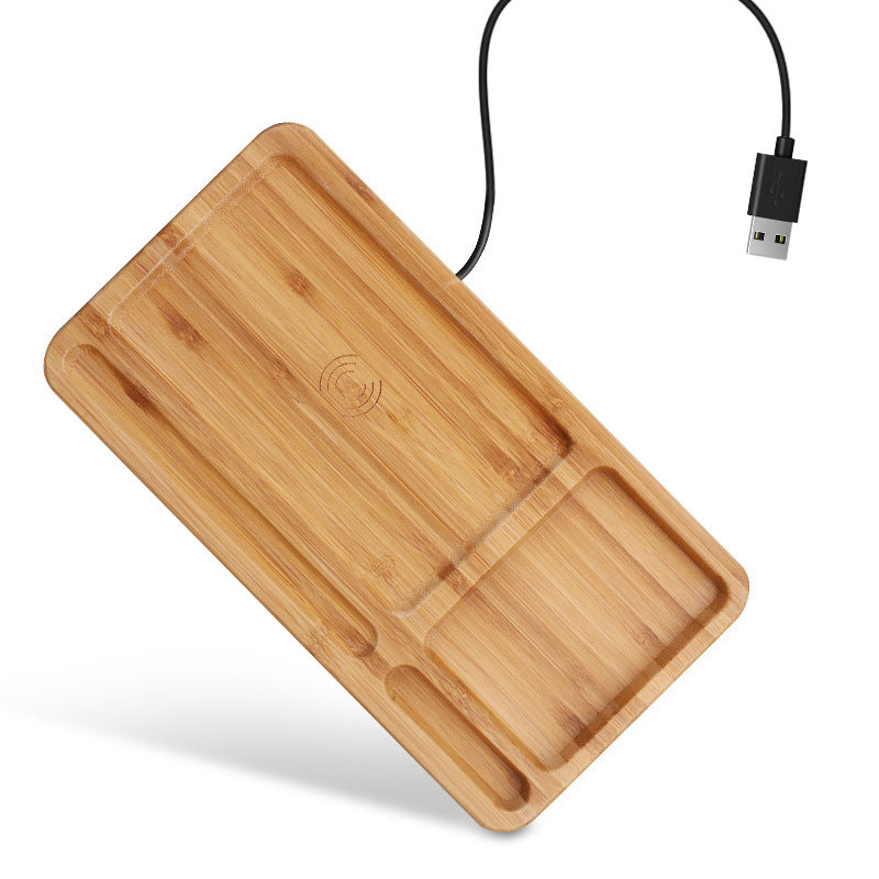EcoCharge™ Bamboo Wireless Charger